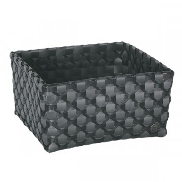 Limoges Basket dark grey with black pattern